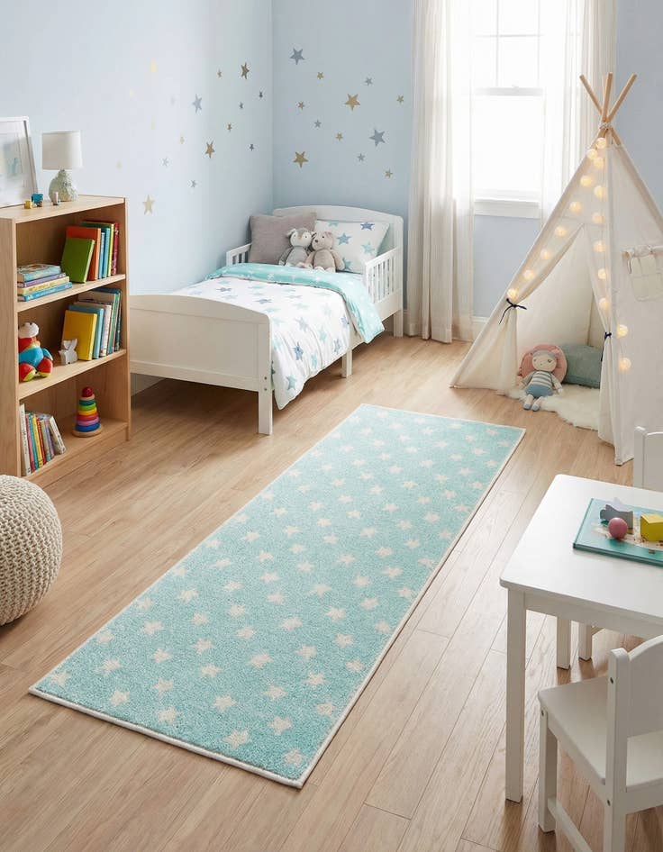 Detail image of 2' 2 x 5' Whimsy Kids Runner Rug