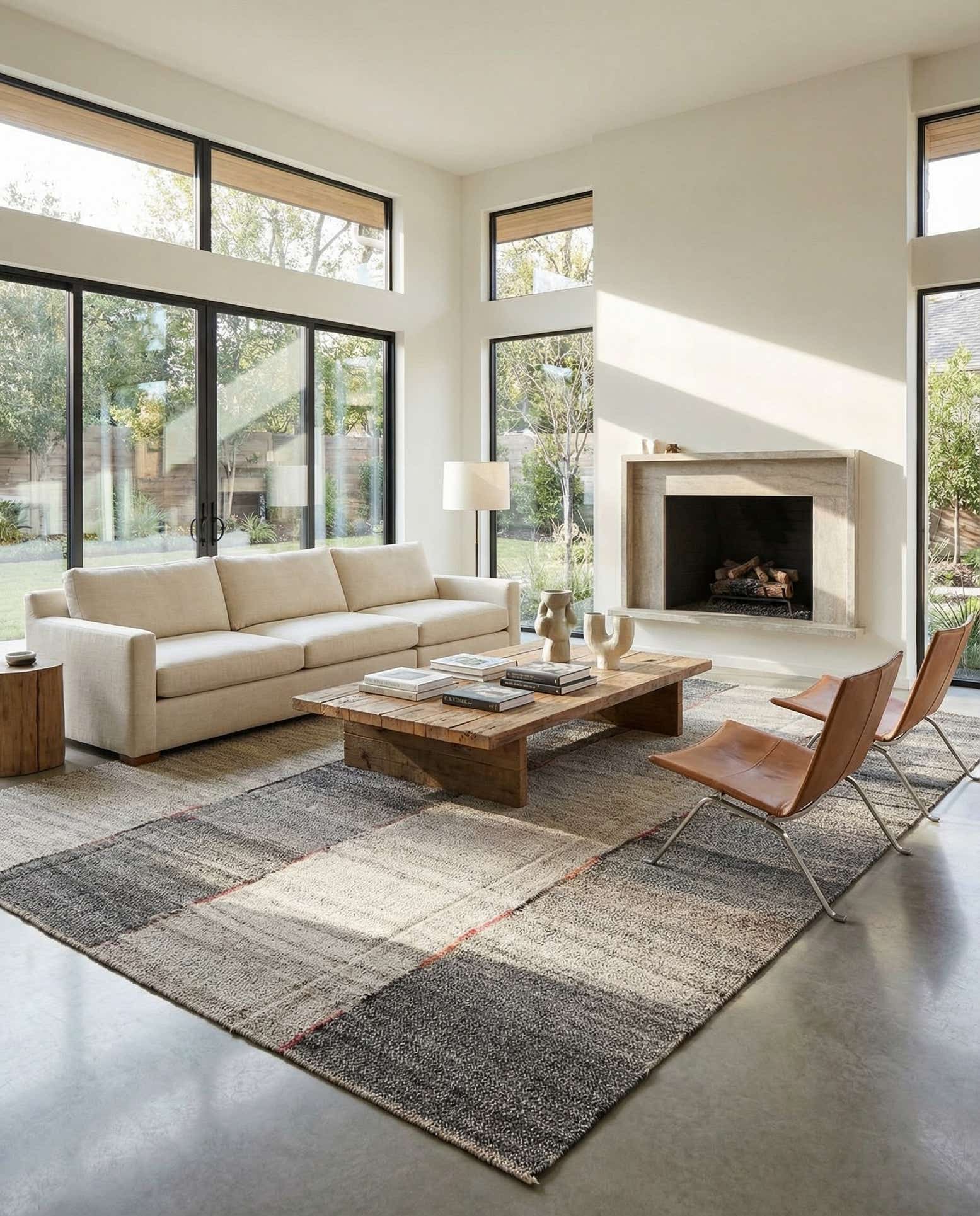 9' x 12' Hand Woven Kilim Modern Wool Rug