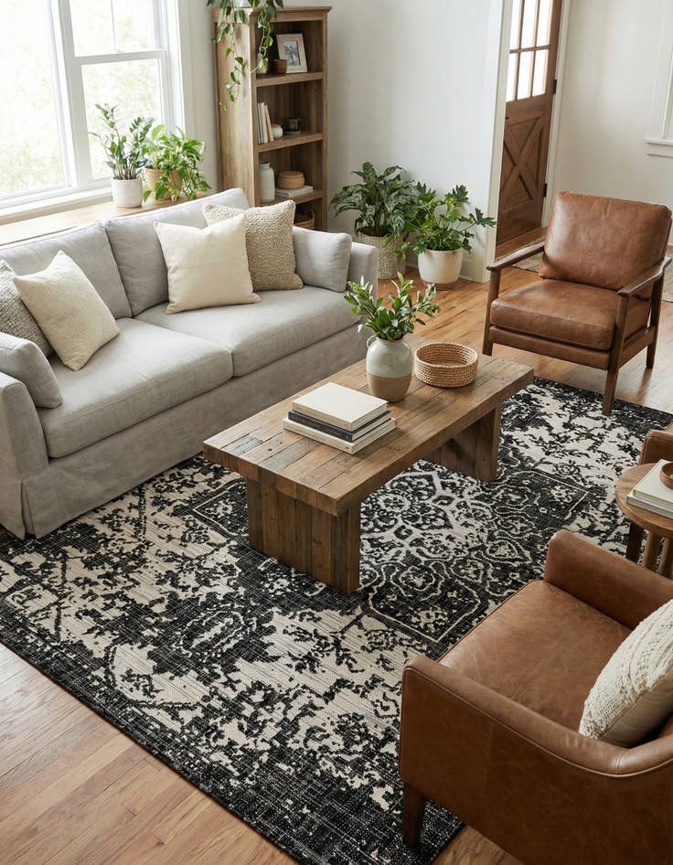 Detail image of 6' x 9' Easy-Clean Jill Zarin Dubai Indoor / Outdoor Rug