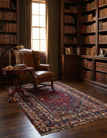 5' 2 x 6' 11 Ghashghai Wool Rug