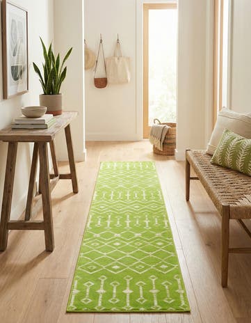 2' x 9' 10 Kasbah Trellis Runner Rug