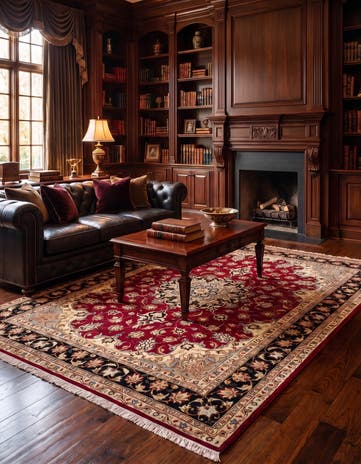 5' 1 x 6' 7 Tabriz Rug