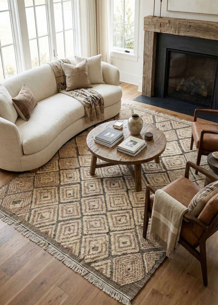 8' 3 x 10' 5 Hand Knotted Darya Wool Rug