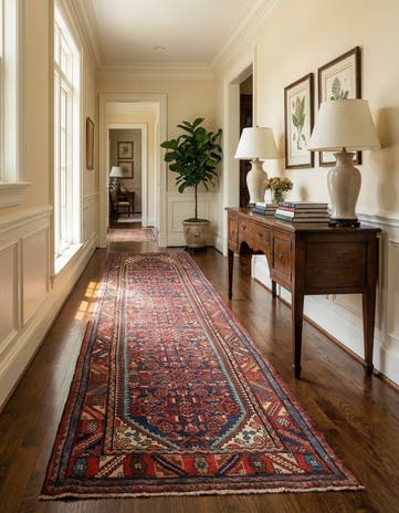 3' 6 x 10' 6 Hamedan Runner Rug