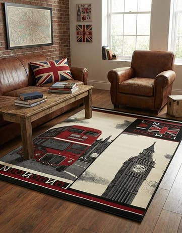 5' 3 x 7' 4 Reproduction Gabbeh Rug