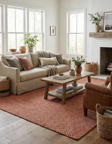 7' 10 x 10' Handmade Tweed Braided Jute Rug