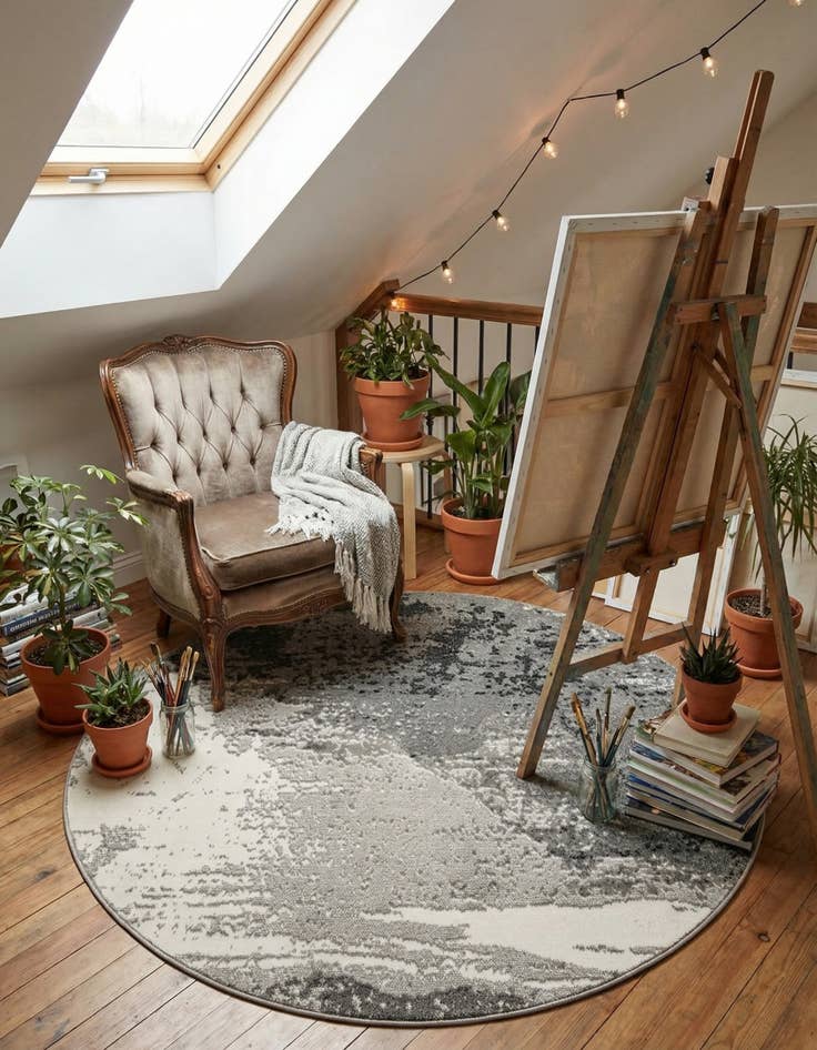 Detail image of 6' x 6' Oslo Round Rug