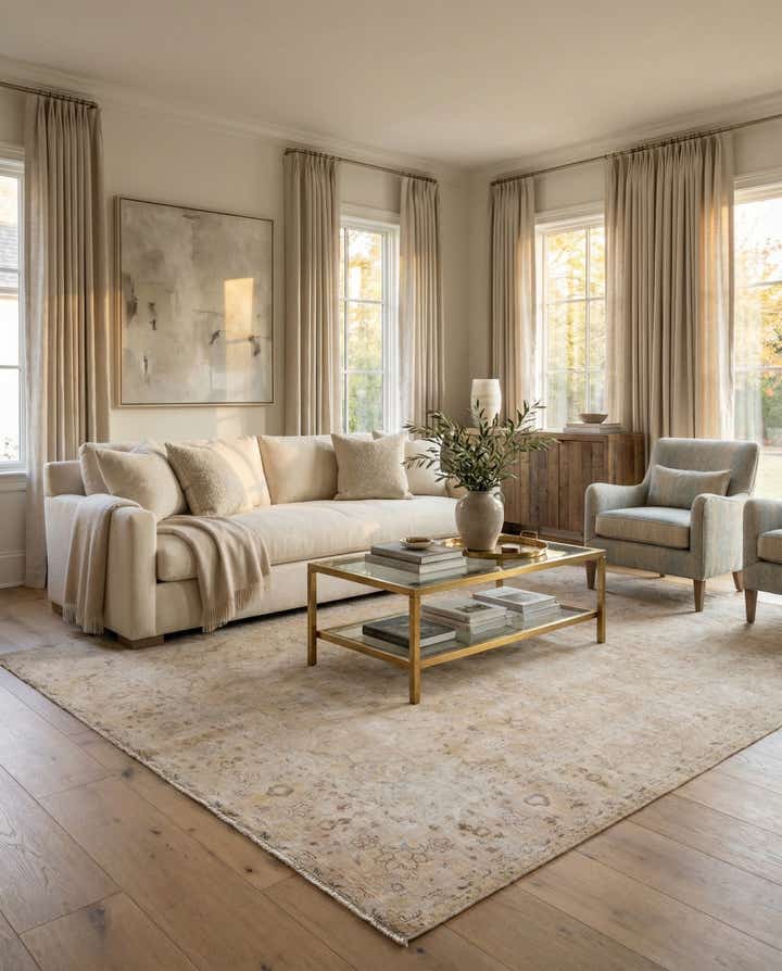 9' 3 x 12' 7 Hand Knotted Ultra Vintage Persian Wool Rug