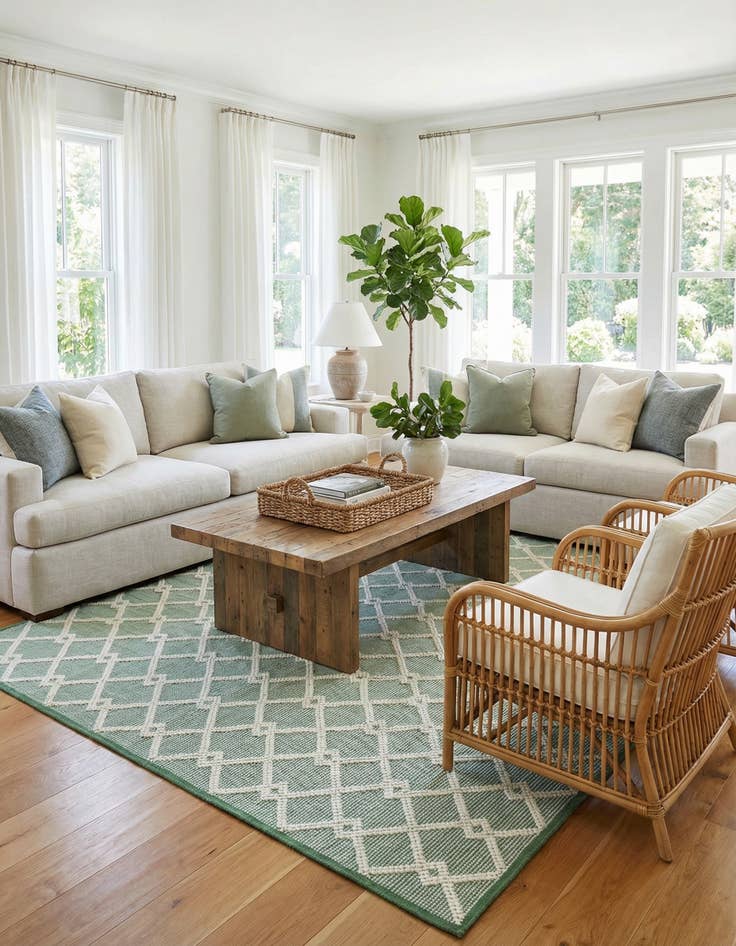 Detail image of 10' x 10'  Hand Knotted Jill Zarin Dorset Square Rug