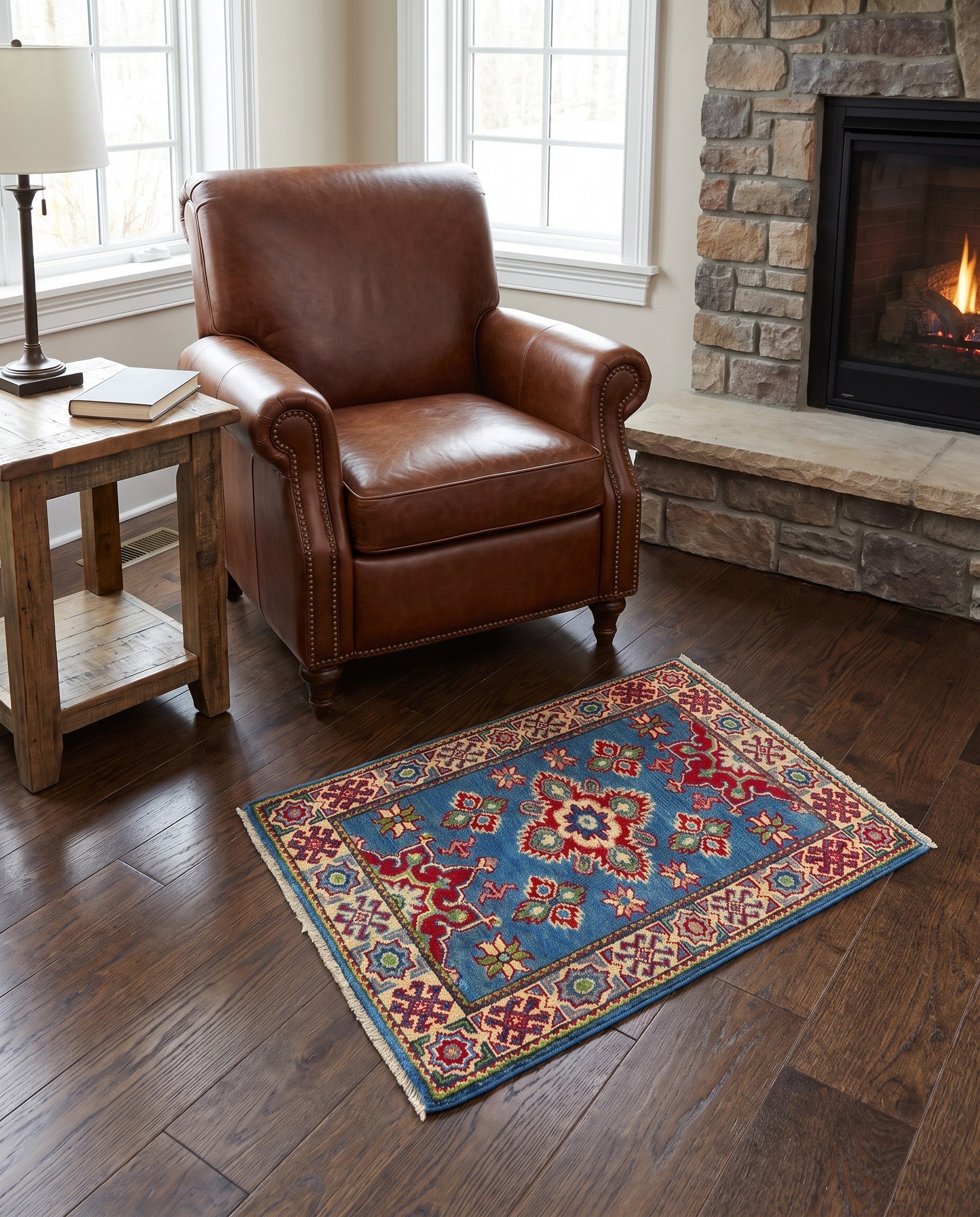 2' 1 x 2' 10 Hand Knotted Kazak Rug