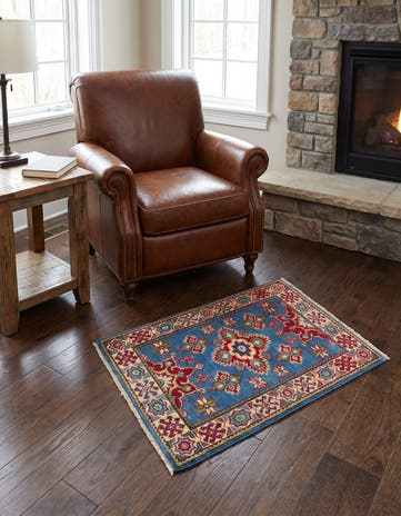 2' 1 x 2' 10 Hand Knotted Kazak Rug