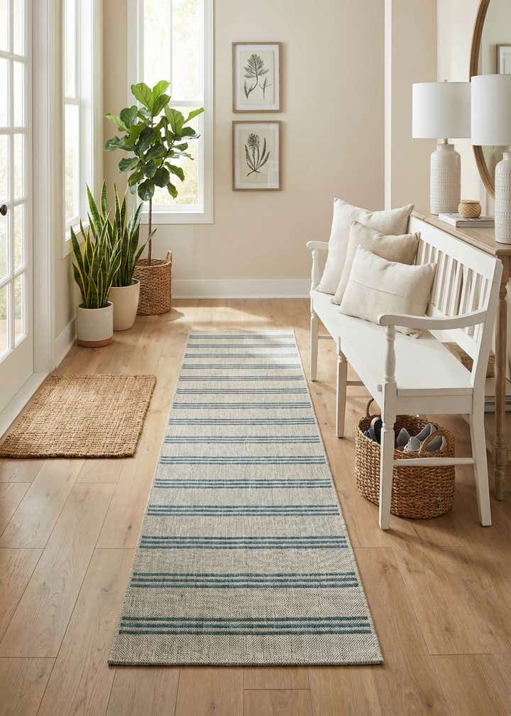 2' x 8' Easy-Clean Jill Zarin Anguilla Indoor / Outdoor Runner Rug