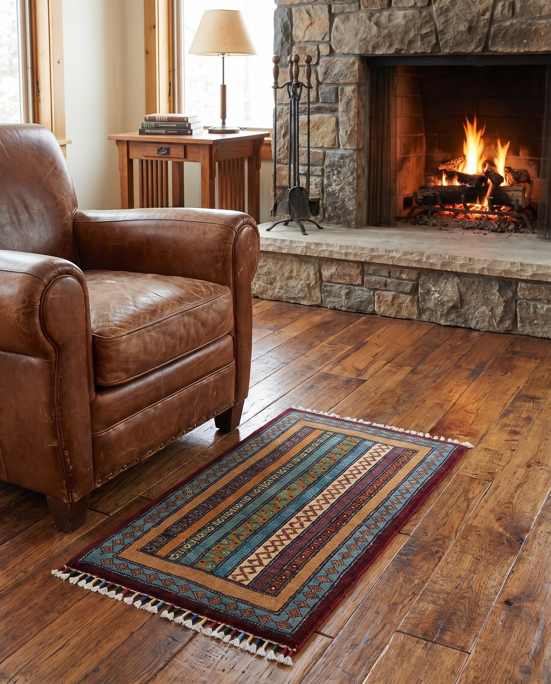 1' 8 x 3' 1 Hand Knotted Ariana Ziegler Rug