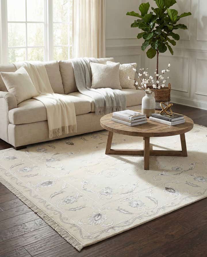 4' 11 x 6' 7 Hand Knotted Darya Wool Rug