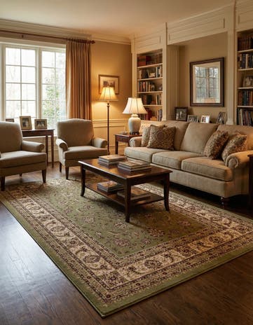 Green Aditi Rug