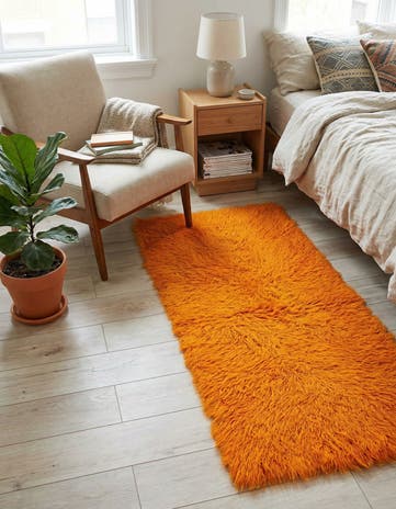 2' x 4' 7 Hand Knotted Moroccan Wool Runner Rug