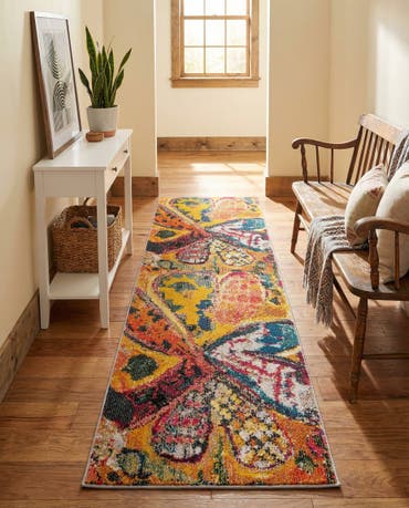  2' x 6'  Washable Haerfest Runner Rug