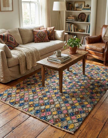 4' 1 x 5' 9 Hand Knotted Balouch Wool Rug