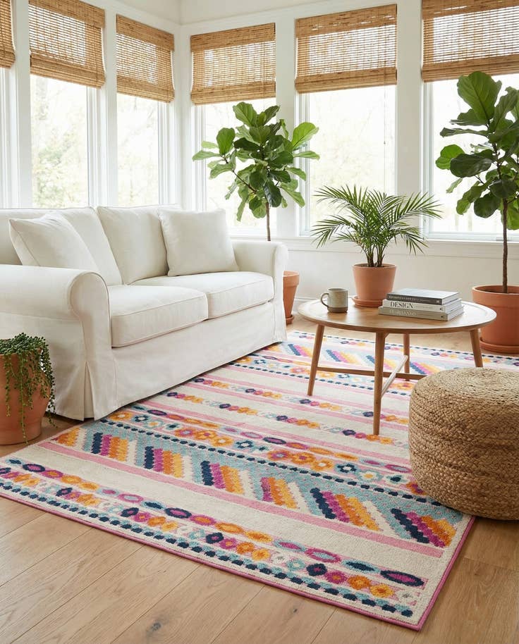 Detail image of 7' x 10' Easy-Clean Aruba Indoor / Outdoor Rug