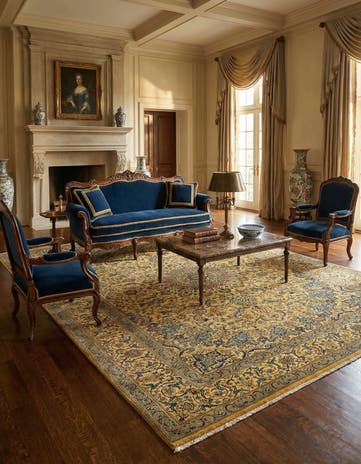 9' 7 x 12' 10 Nain Wool Rug