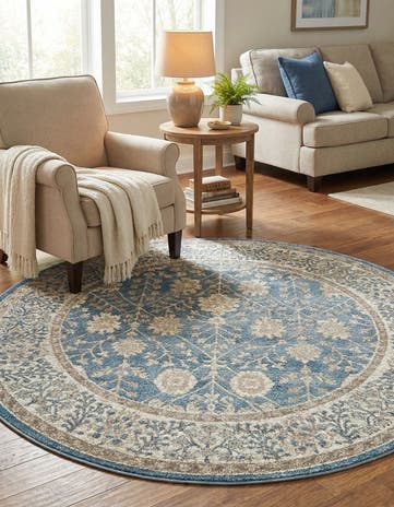 5' x 5' Vienna Round Rug
