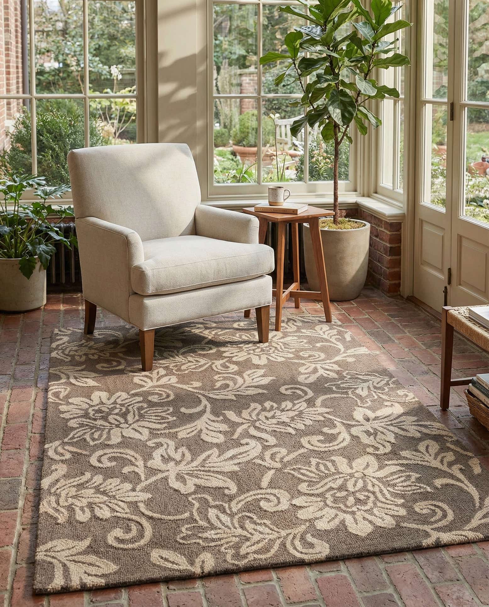 150cm x 245cm Agra Wolle Teppich