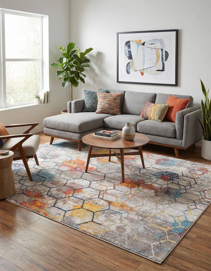 Detail image of 9' x 12' Prism Rug