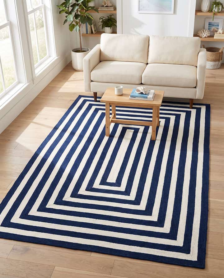 5' 3 x 8' Easy-Clean Eco Verse Washable Indoor / Outdoor Rug