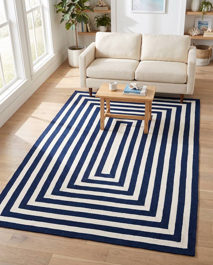 Detail image of 5' 3 x 8' Easy-Clean Eco Verse Washable Indoor / Outdoor Rug