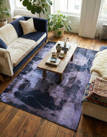 5' 2 x 7' 4 Hand Knotted Ultra Vintage Persian Wool Rug