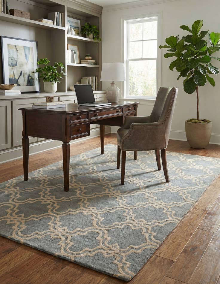 Detail image of 5' x 8' 1 Luna Wool Rug