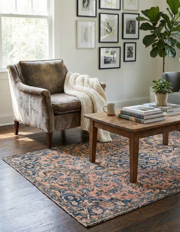 3' 3 x 5' 5 Hand Knotted Ultra Vintage Persian Wool Rug