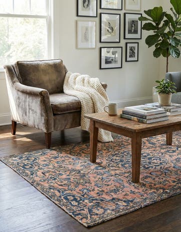 3' 3 x 5' 5 Hand Knotted Ultra Vintage Persian Wool Rug