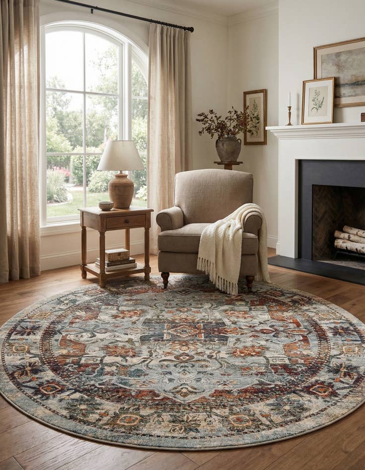 Detail image of 10' x 10' Isabella Round Rug