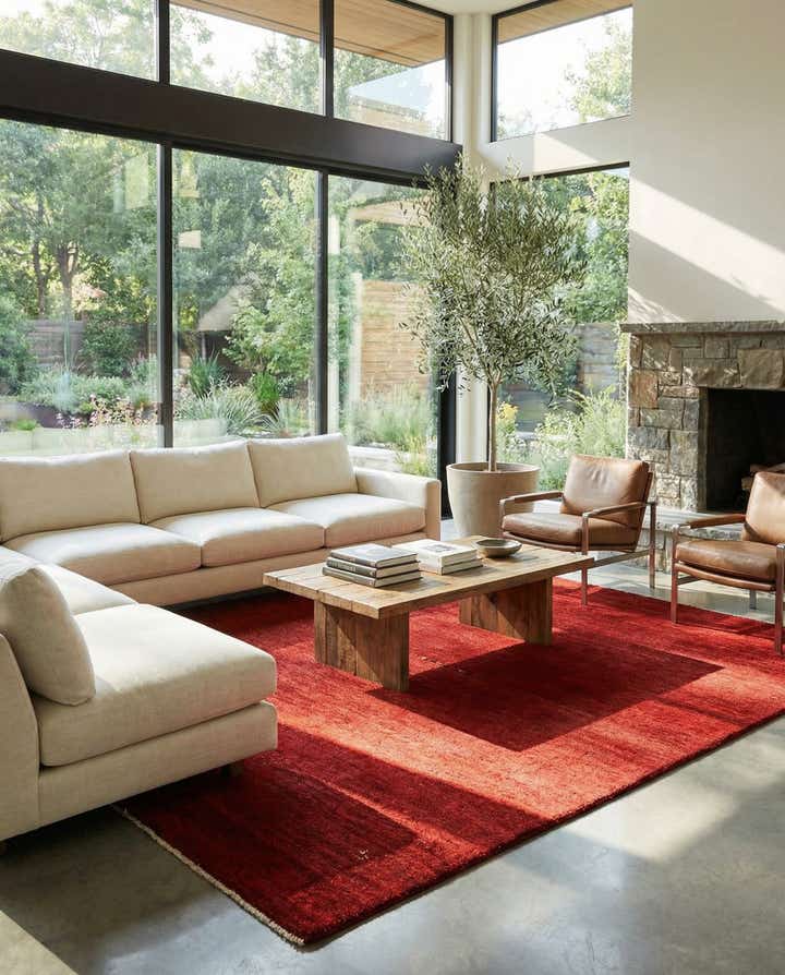 7' x 9' 5 Gabbeh Shouli Rug