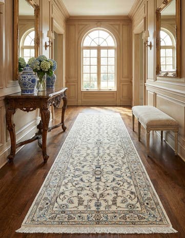 2' 7 x 10' 7 Hand Knotted Nain Rug