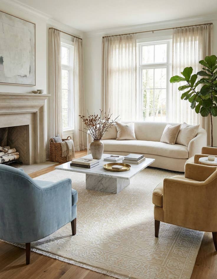 Detail image of  8' 2 x 11' 7  Hand Knotted Darya Wool Rug