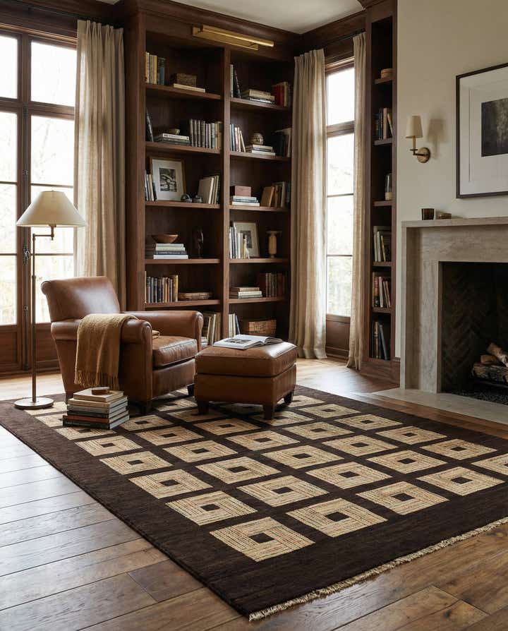 5' 9 x 9' 10 Hand Knotted Kashkuli Gabbeh Wool Rug