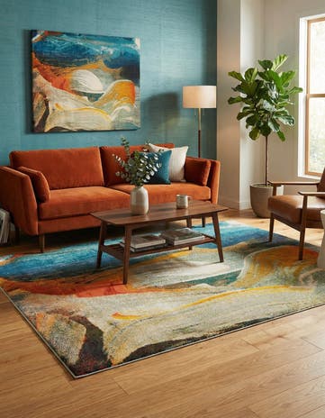 9' x 12' Washable Haerfest Rug