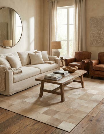 5' 1 x 8' Cowhide Rug