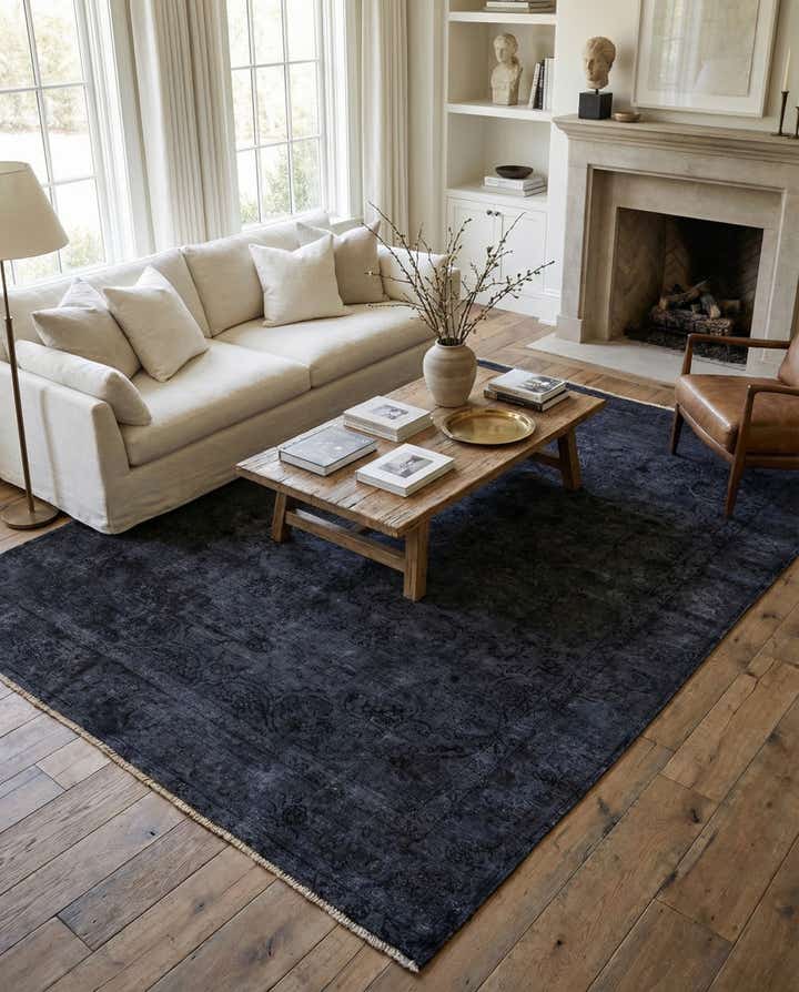 8' 4 x 9' 1 Hand Knotted Ultra Vintage Persian Wool Rug