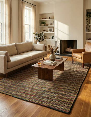 5' 4 x 8' Hand Knotted Darya Wool Rug