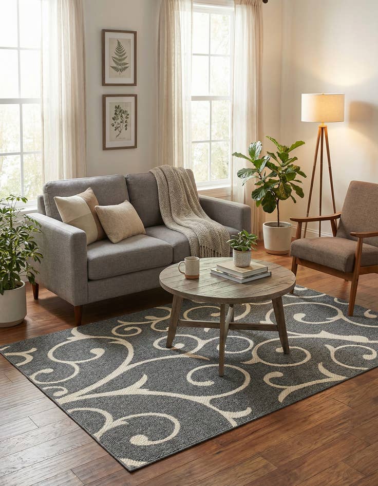 Detail image of 4' 2 x 6' Georgia Rug