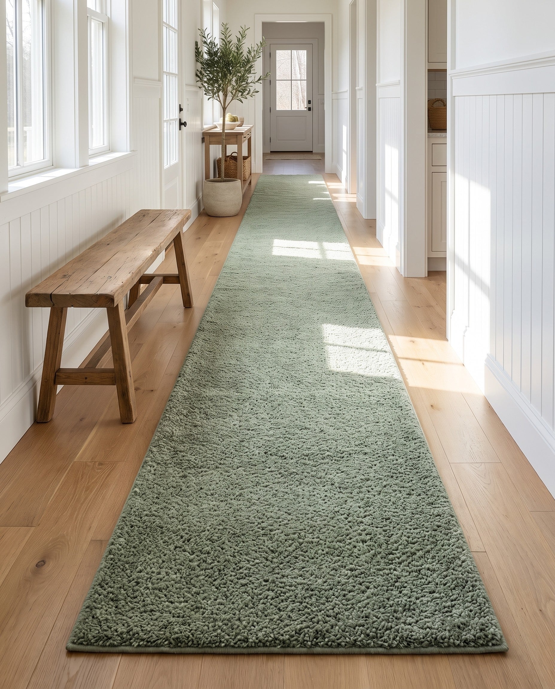 2' 7 x 13' Zermatt Shag Runner Rug