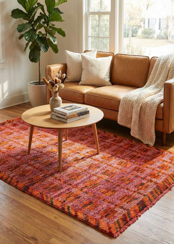 4' 7 x 7' 3 Hand Knotted Darya Wool Rug