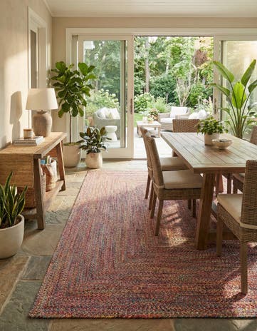 9' x 12' Easy-Clean Eco Verse Washable Indoor / Outdoor Rug