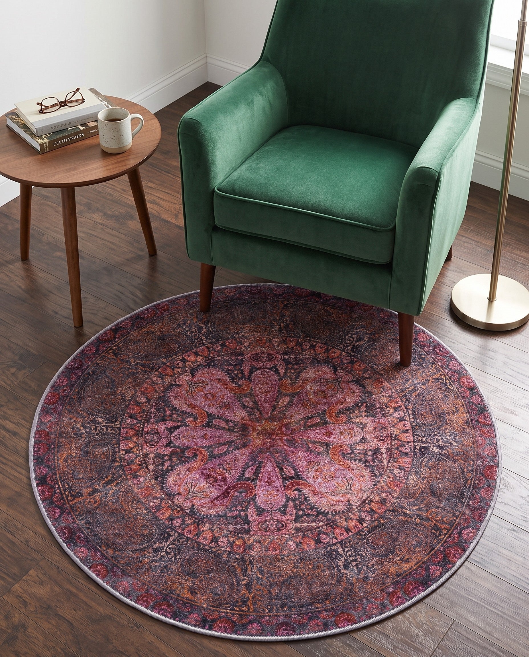 3' 3 x 3' 3 Mangata Round Rug