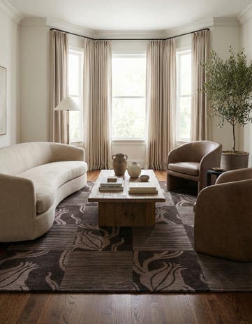 5' 7 x 7' 11 Hand Knotted Darya Wool Rug