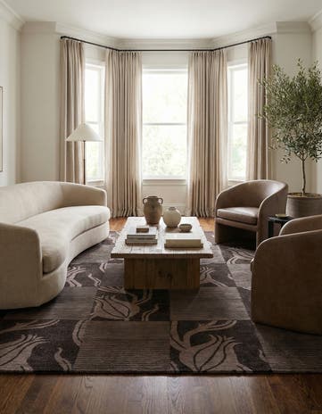 5' 7 x 7' 11 Hand Knotted Darya Wool Rug