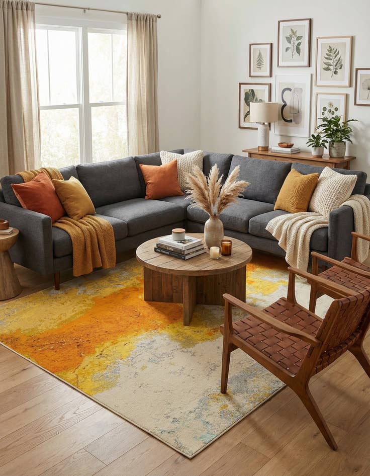 Detail image of 9' x 12' 2  Washable Casablanca Rug